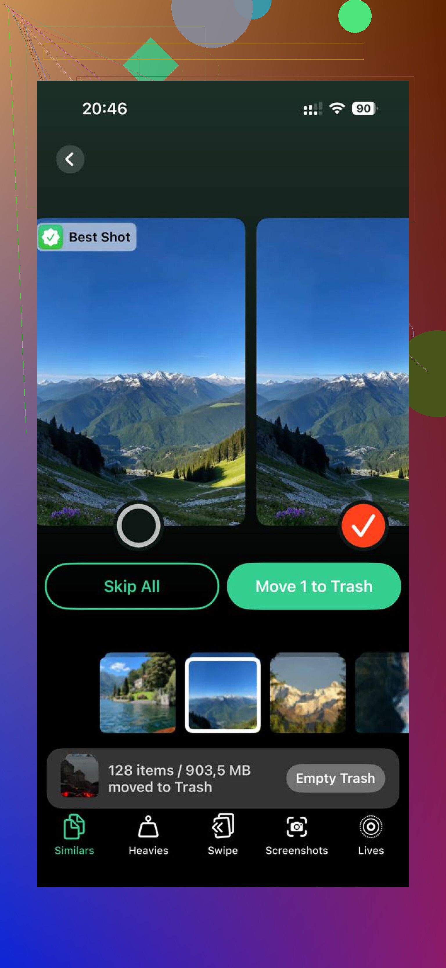 Was wird unter Anwendungen auf dem iPhone gespeichert?