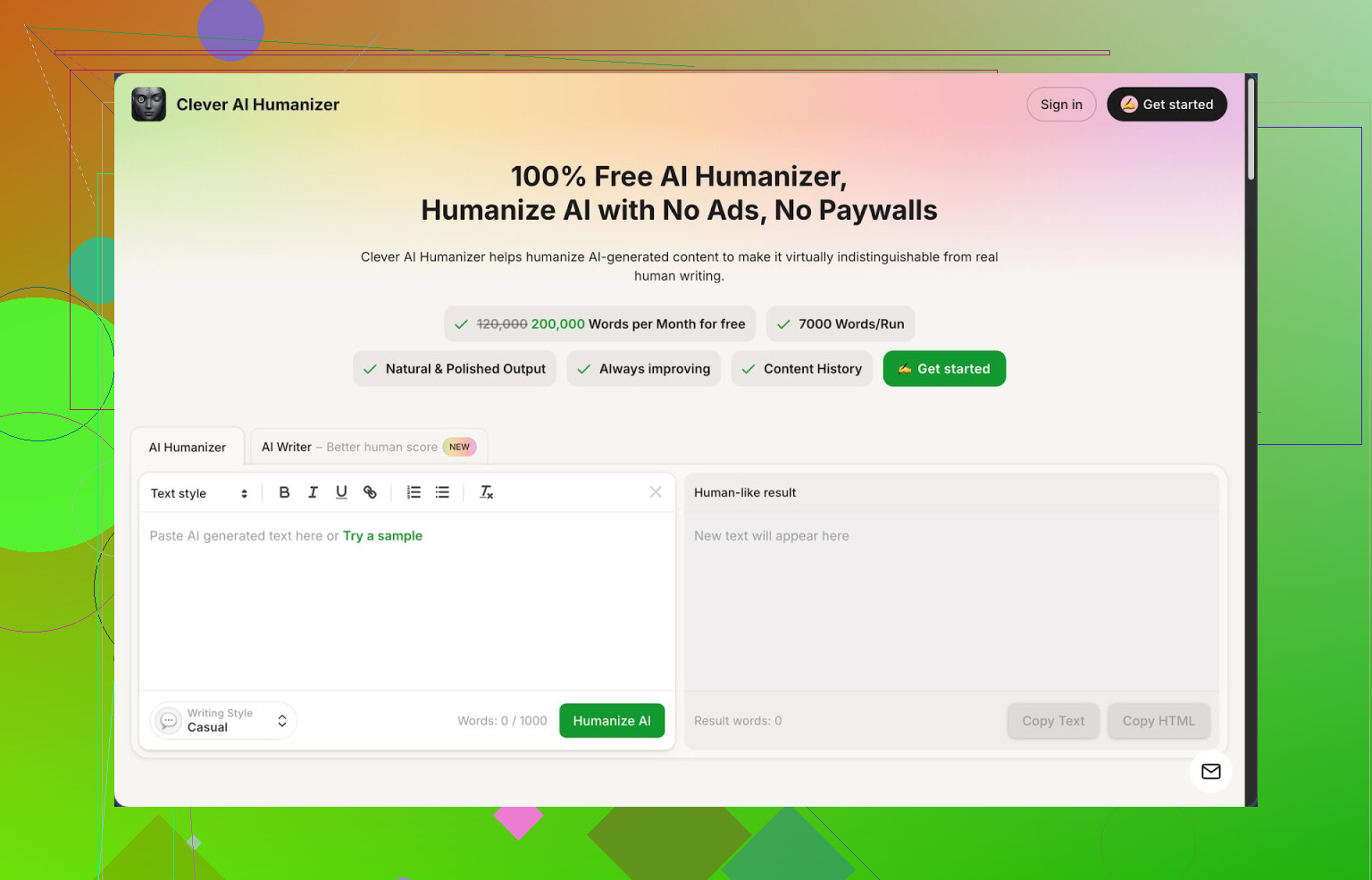 1. Clever AI Humanizer レビュー
