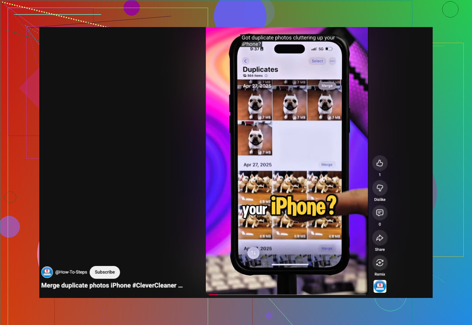 Hva er den enkleste måten å slå sammen dupliserte bilder på iPhone på?